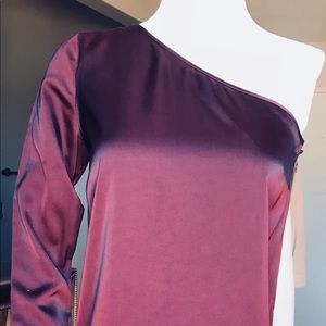 Stella McCartney One Shoulder Long Sleeve Dress